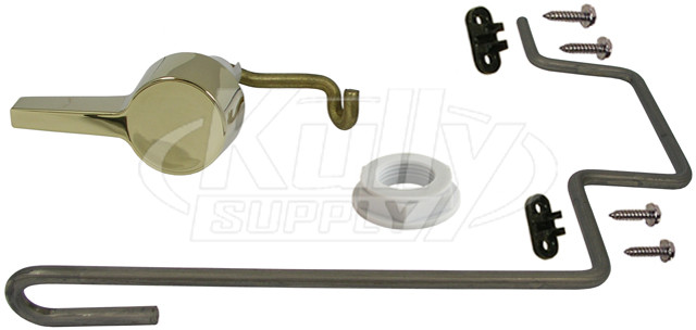 American Standard 738254-0990A Flushmate Polished Brass Handle and Rod Kit