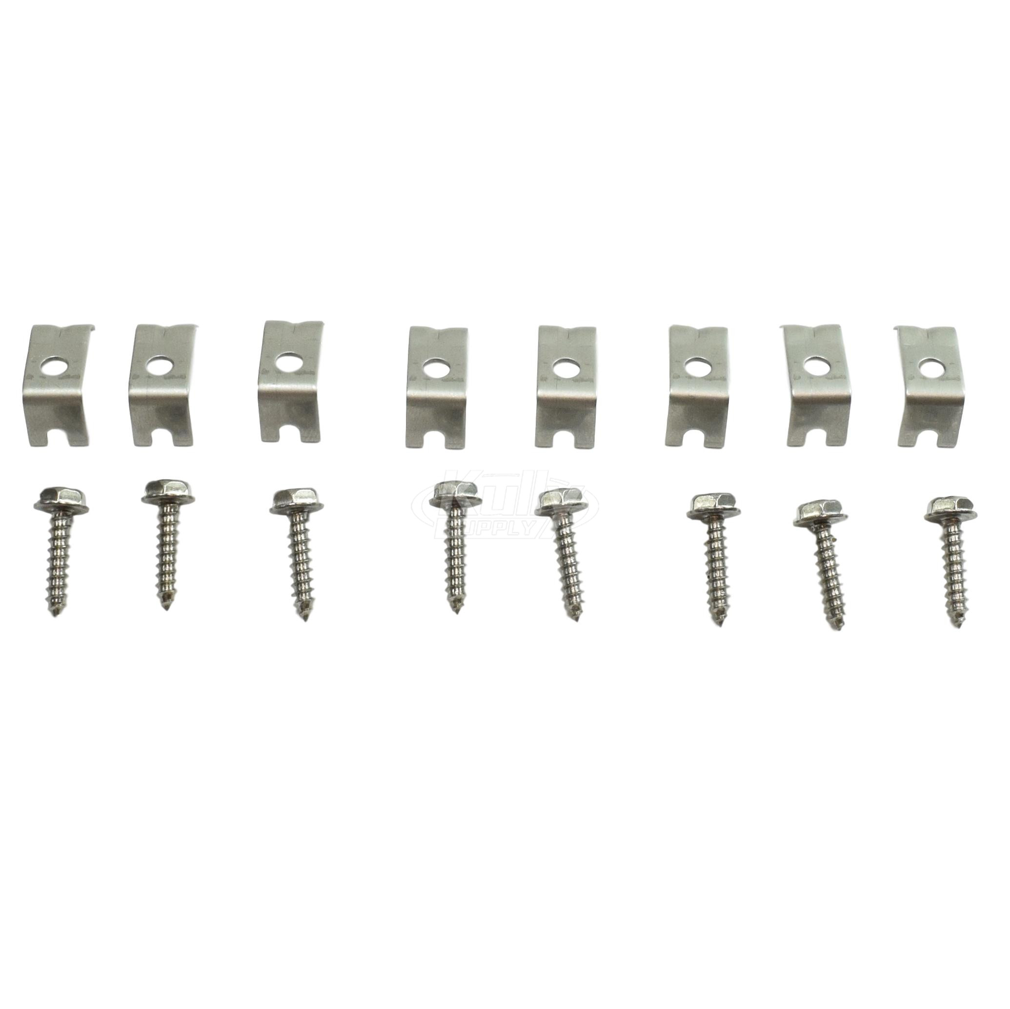 Sloan Flushmate AP100103-4PK 8 Pack of Metal Retainer Clips and Screws